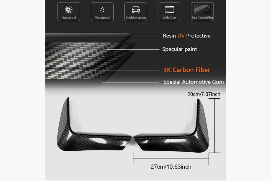 BMW řada 3 F30/F31 2012–2019 Nástavce na zadní nárazník Flap FRP V2 (pro F80) Fotografie 6