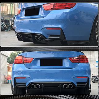 Nástavce na zadní nárazník Flap V1 (pro F82/F83, karbon) BMW řada 4 F32/F33/F36 2012–2020 fotografie 4