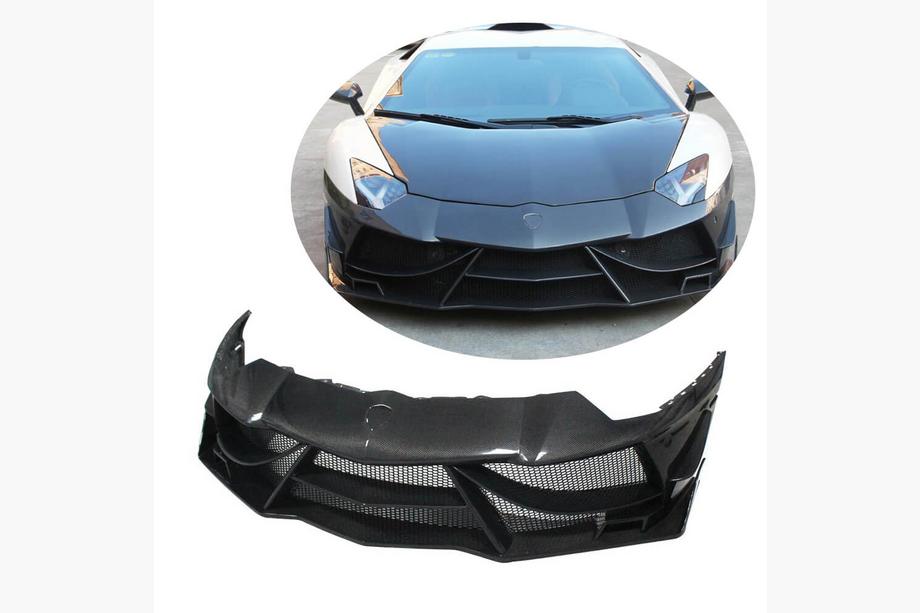 Lamborghini Aventador 2011–2022 Karbonové nástavce na přední nárazník Lip (Karbon) Image