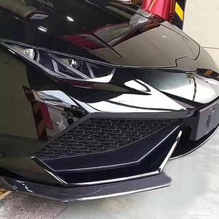 Karbonové nástavce na přední nárazník Flap V1 (karbon) Lamborghini Huracan 2014– fotografie 2