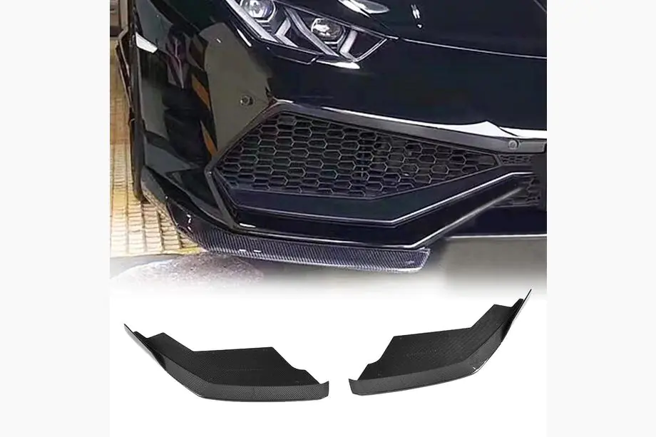 Lamborghini Huracan 2014– Karbonové nástavce na přední nárazník Flap V1 (karbon) Image