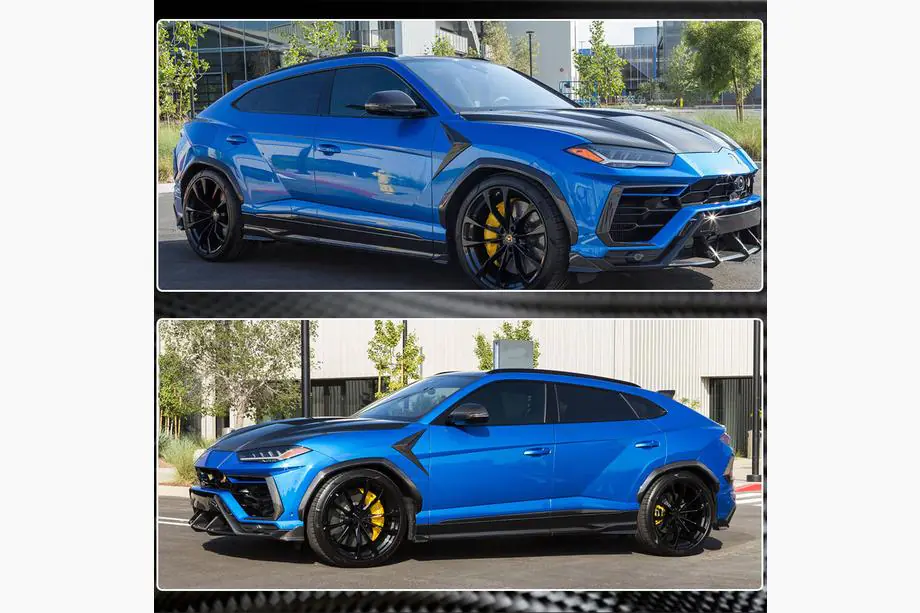 Lamborghini Urus 2018– Nástavce blatníků V1 (suchý karbon) Fotografie 5