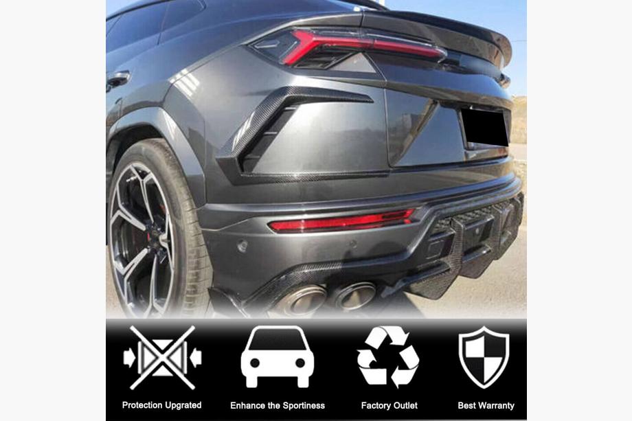 Lamborghini Urus 2018– Nástavce zadního nárazníku (suchý karbon) Fotografie 5