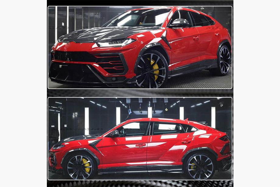 Lamborghini Urus 2018– Kryty lemů blatníků (suchý karbon) Fotografie 5