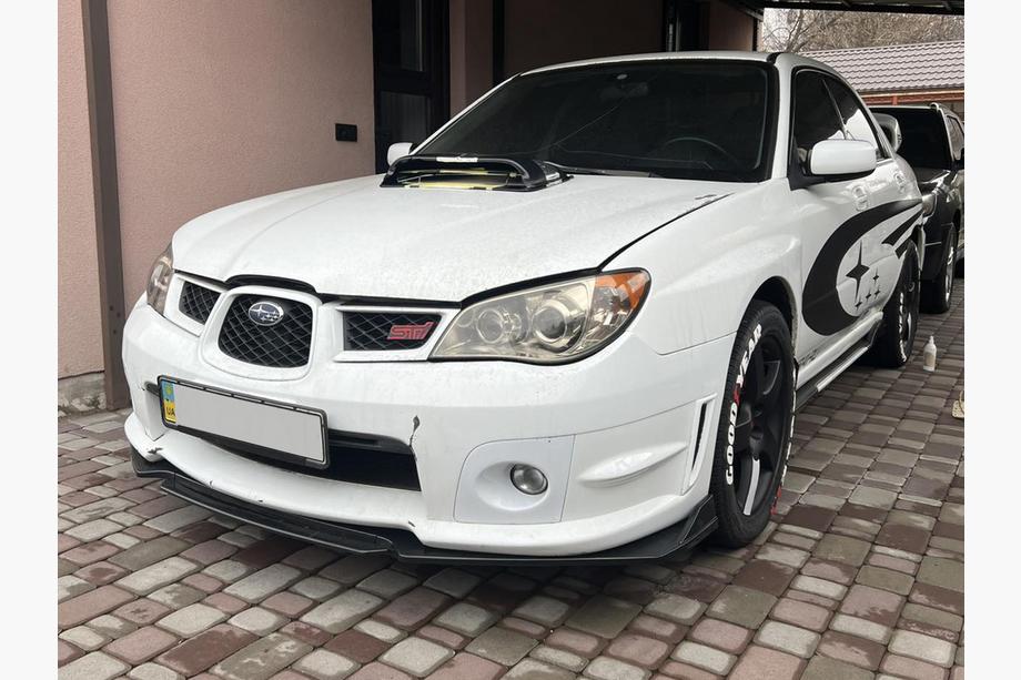 Subaru Impreza 2000–2007 Přední lip spoiler Niken Black (ABS) Fotografie 5