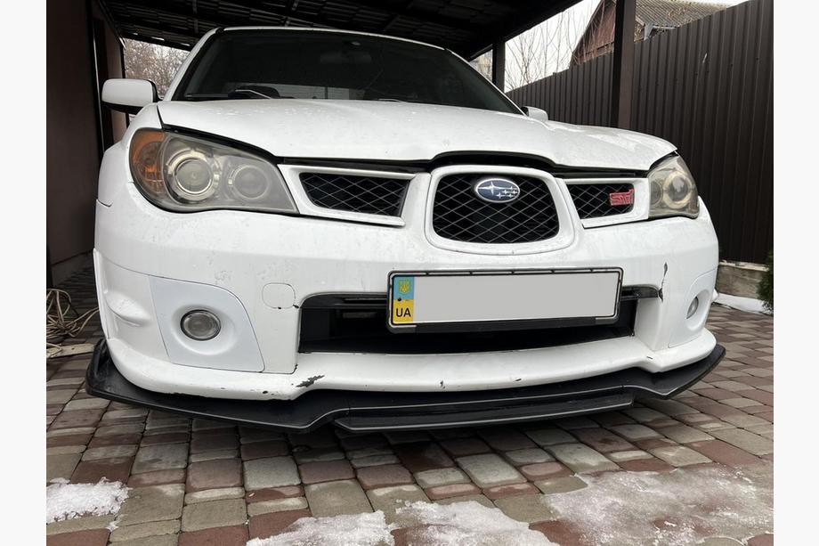 Subaru Impreza 2000–2007 Přední lip spoiler Niken Black (ABS) Fotografie 1