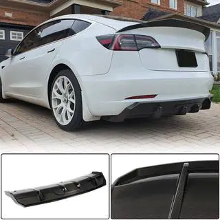 Difuzor zadního nárazníku V1 (2017-2023, karbon) Tesla Model 3 2017– fotografie 3