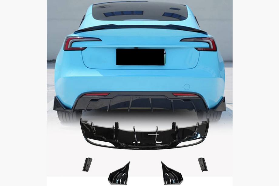 Tesla Model 3 2017– ABS difuzor zadního nárazníku V6 Image