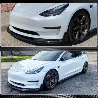 Přední lip spoiler na nárazník Lip V1 (2017-2023, karbon) fotografie 4