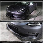 Tesla Model 3 2017– Lip spoiler předního nárazníku Lip V2 (2017-2023, karbon) fotografie 5
