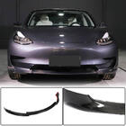 Tesla Model 3 2017– Karbonový lip spoiler předního nárazníku V6 (2017-2023) fotografie 2