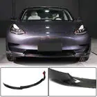 Tesla Model 3 2017– Nástavec předního nárazníku Lip V7 (2017-2023, karbon) fotografie 1