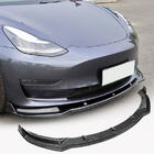 Tesla Model 3 2017– Lip spoiler předního nárazníku ABS V8 (2017-2019) fotografie 1
