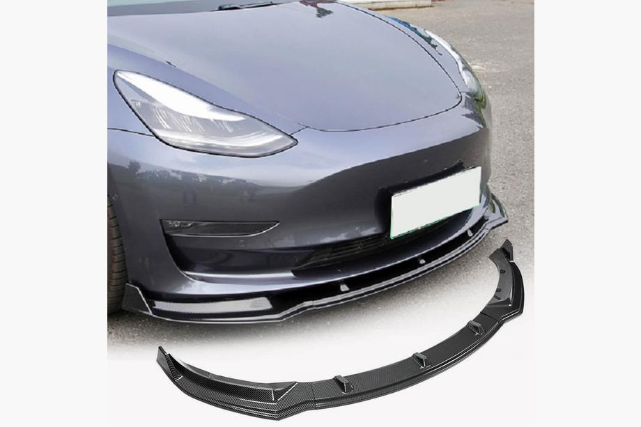 Tesla Model 3 2017– Lip spoiler předního nárazníku ABS V8 (2017-2019) Image