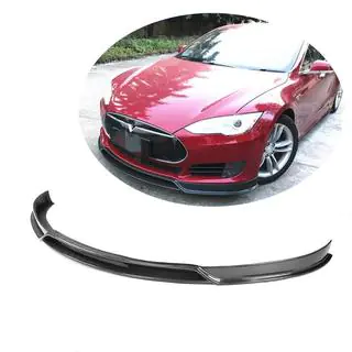Nástavec předního nárazníku Lip V2 (2012-2016, karbon) Tesla Model S 2012– fotografie 1