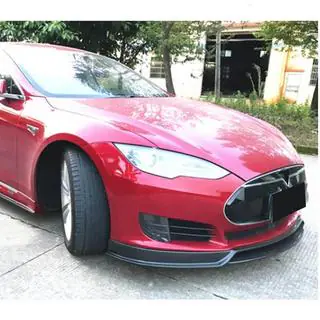 Nástavec předního nárazníku Lip V2 (2012-2016, karbon) Tesla Model S 2012– fotografie 3