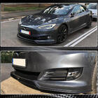 Tesla Model S 2012– Karbonový lip spoiler na přední nárazník V3 (2016-2020) fotografie 4