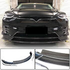 Tesla Model X 2015– Přední lip spoiler (2015-2021, karbon) fotografie 1