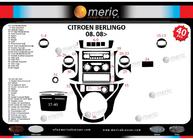 Citroen Berlingo 2008–2018 Kryty palubní desky Karbon fotografie 7
