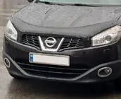 Nissan Qashqai 2010–2014 Ozdobné rámečky mlhových světel pouze zvenku (2 ks, nerez) fotografie 2