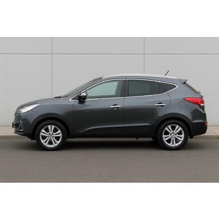 Sada chromových lišt okolo oken (10 ks, nerez) Hyundai IX-35 2010–2015 fotografie 2