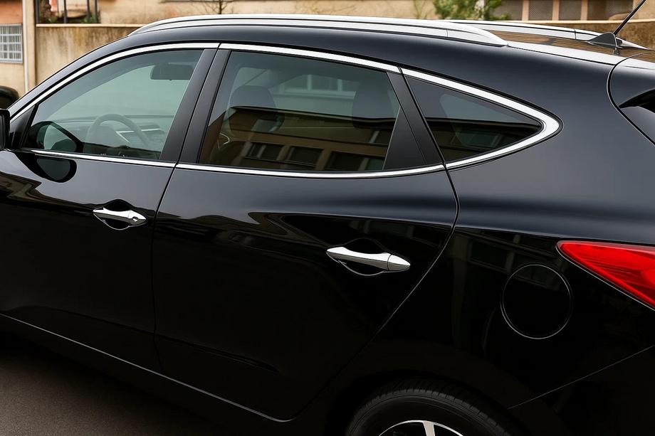 Hyundai IX-35 2010–2015 Sada chromových lišt okolo oken (10 ks, nerez) Image