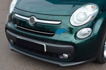 Fiat 500/500L 2013–2022 Chromové lišty na masku (popstar, nerez) fotografie 1