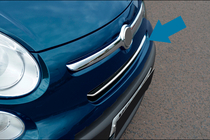 Fiat 500/500L 2013–2022 Nerezové kryty masky chladiče (rockstar) fotografie 1