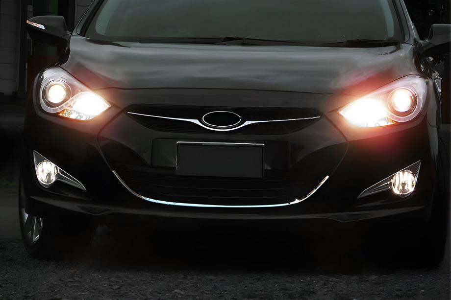 Hyundai I-40 2011–2019 Chromový rámeček masky chladiče (1 ks, nerez) Image