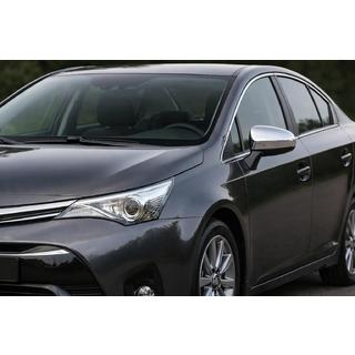 Chromové kryty zpětných zrcátek (2 ks, nerez) Toyota Avensis 2009–2018 fotografie 1