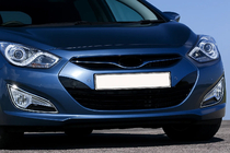 Hyundai I-40 2011–2019 Chromové rámečky mlhovek (2 ks, nerez) fotografie 1