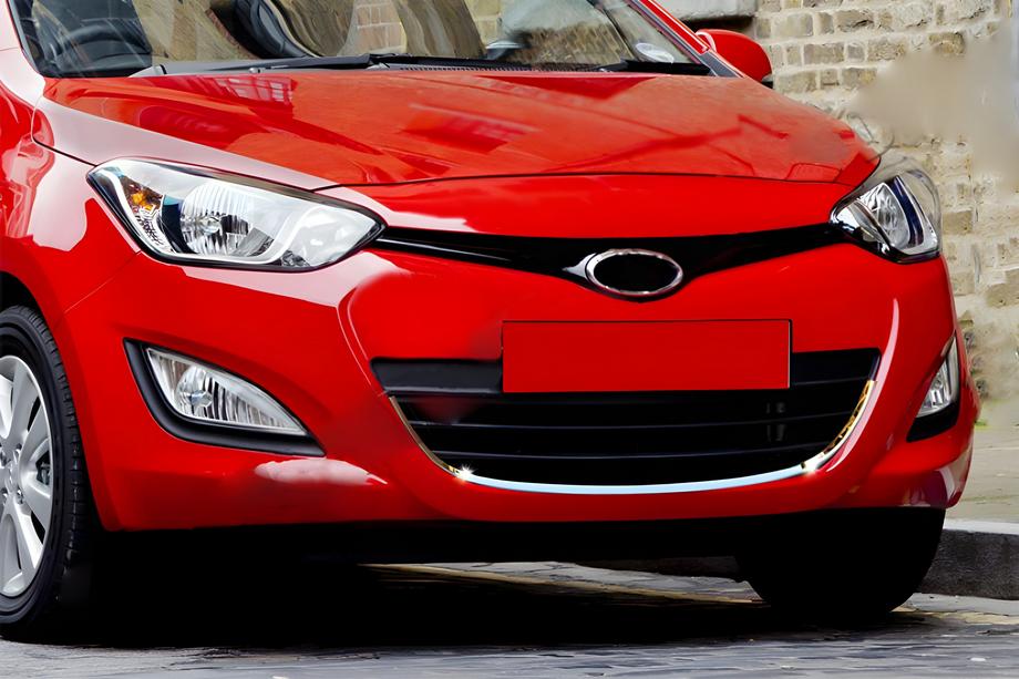 Hyundai I-20 2012–2014 Nerezové orámování masky chladiče Image