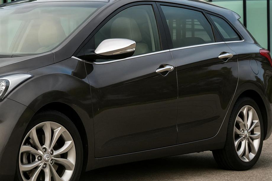 Hyundai I-30 2012–2017 Lišty bočních oken (SW, nerez) Image