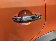 Volkswagen Touran 2010–2015 Chromové kryty klik dveří (4 ks, nerez) fotografie 5