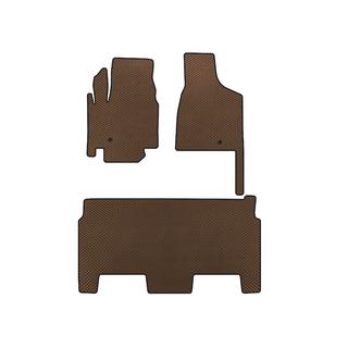 EVA autokoberce do interiéru (2008-2020, 2 řady, 8místné / výbava SXT, hnědé) Dodge Grand Caravan V 2008–2020