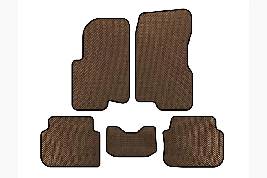 Smart 1998–2007 EVA autokoberce do interiéru (2003-2007, Forfour, hnědé) Image