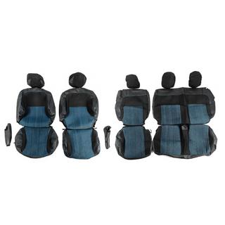 Autopotahy (textil a koženka, Premium) Peugeot Partner Tepee 2008–2018 fotografie 1