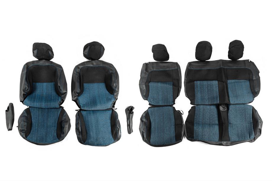 Peugeot Partner Tepee 2008–2018 Autopotahy (textil a koženka, Premium) Image