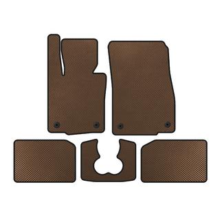 EVA autokoberce (pro S F55, 5dveřový, hnědé) Mini Cooper F55/56/57 2014–2023