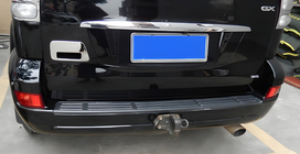 Toyota Land Cruiser Prado 120 2002–2009 Kryt kliky víka kufru (nerez) OmsaLine – italská nerezová ocel fotografie 4