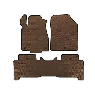 EVA autokoberce do interiéru (2 řady, hnědé)