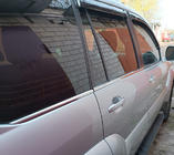 Toyota Land Cruiser Prado 120 2002–2009 Vnější okenní lišty (6 ks, nerez) OmsaLine – italská nerezová ocel fotografie 1
