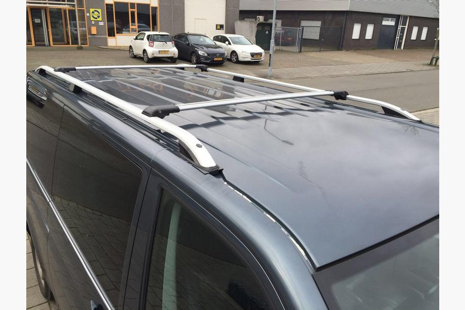 Volkswagen T5 Multivan 2003–2010 Střešní ližiny CROWN (matná šedá) Fotografie 11