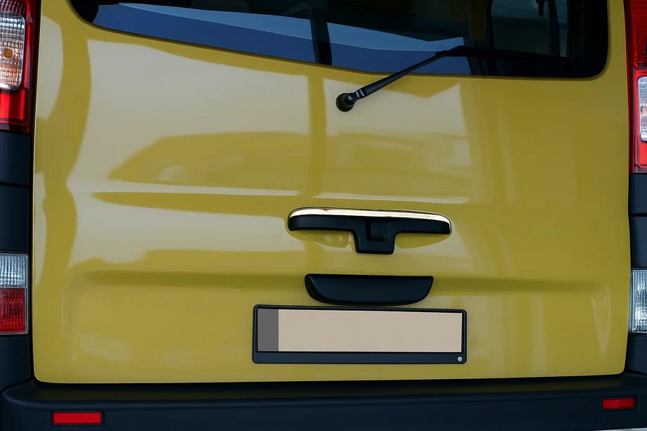 Renault Trafic 2001–2015 Chromová lišta na zadní kliku (horní, nerez) Image