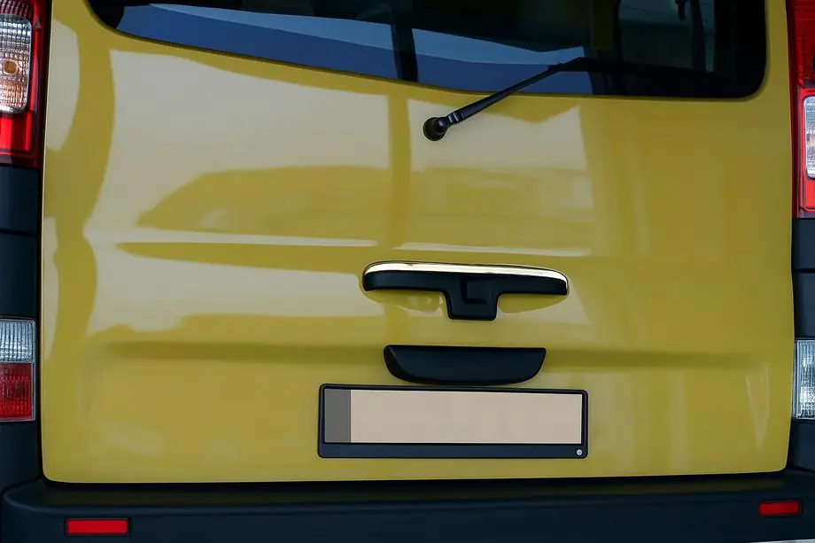 Nissan Primastar 2002–2014 Chromový kryt zadní kliky (5. dveře, nerez) Image