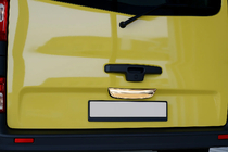 Nissan Primastar 2002–2014 Chromová lišta nad SPZ (spodní, nerez) OmsaLine – italská nerezová ocel fotografie 1