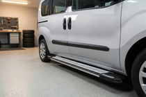 Opel Combo 2012–2018 Boční nášlapy Rainbow (2 ks, hliníkové) Maxi (dlouhý rozvor) fotografie 1