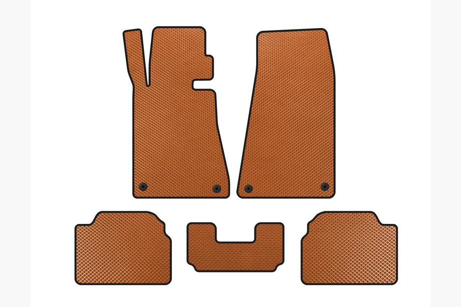 BMW řady 5 E34 1988–1995 EVA autokoberce (oranžové) Image