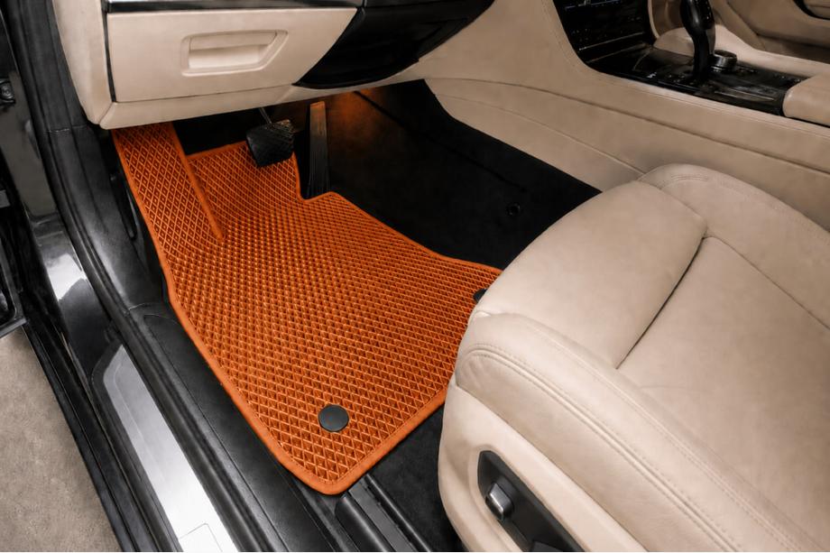 BMW řady 7 F01/F02 2008–2015 EVA autokoberce do interiéru (pro F01, oranžové) Image