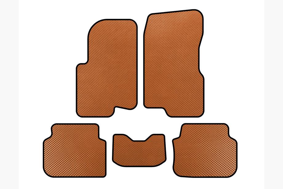 Smart 1998–2007 EVA autokoberce do interiéru (2003-2007, Forfour, oranžové) Image